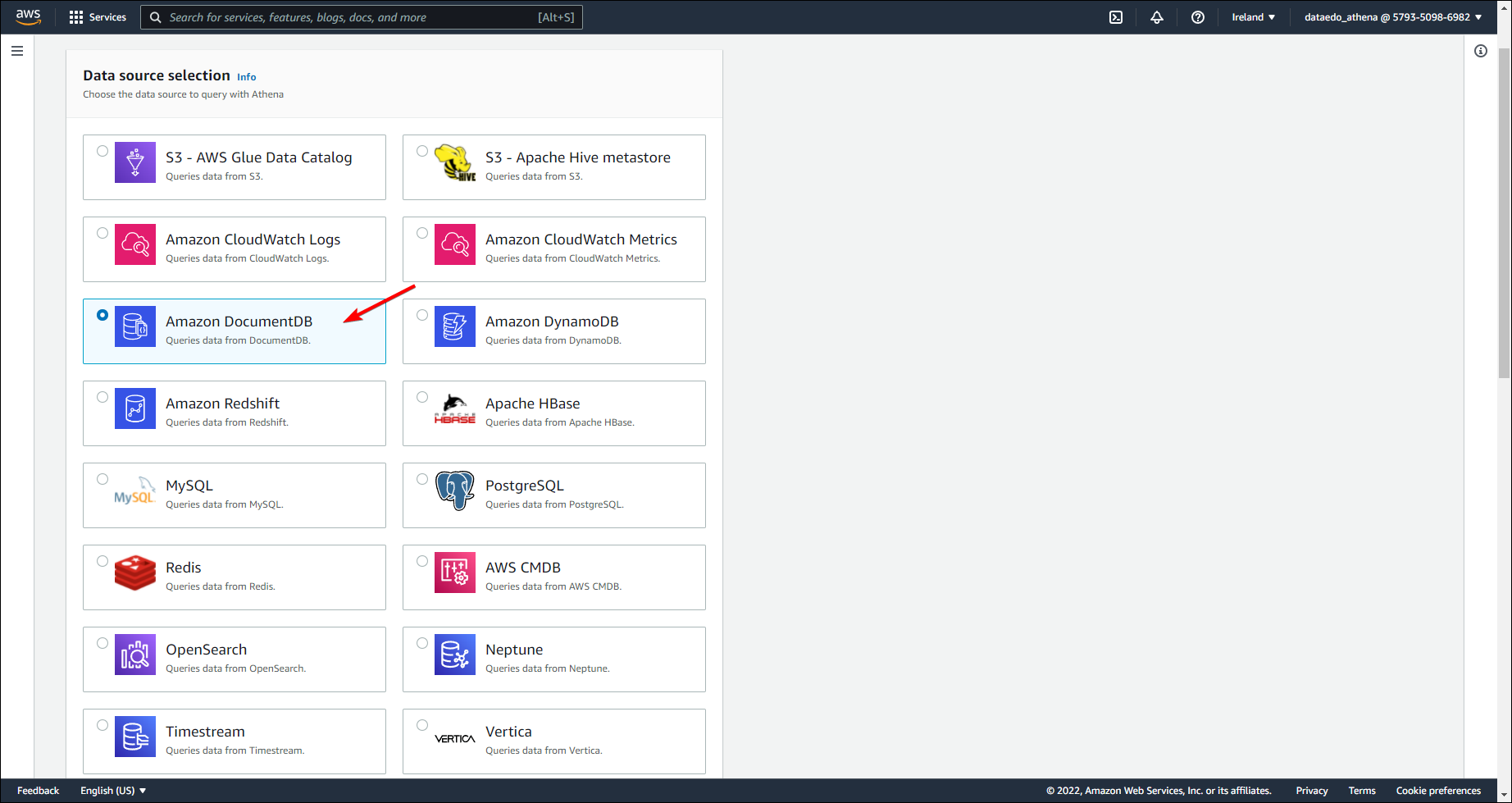 Image title documentdb data source
