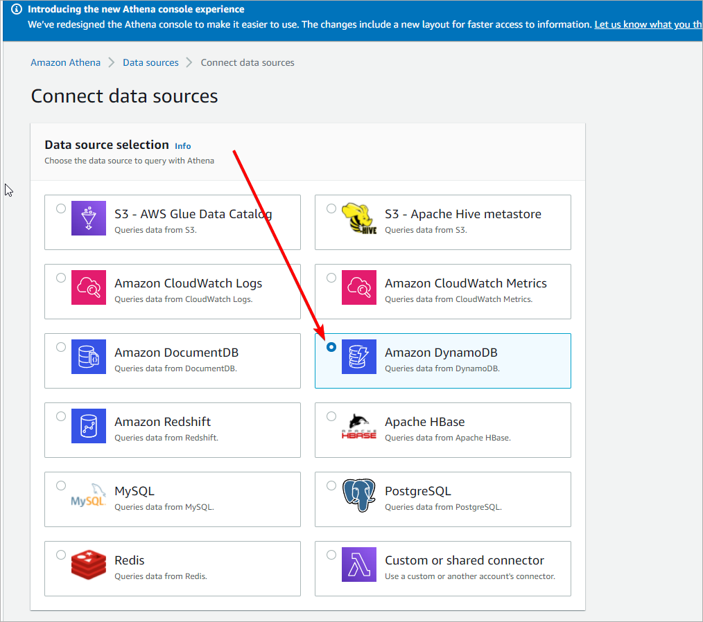 dynamodb data sources
