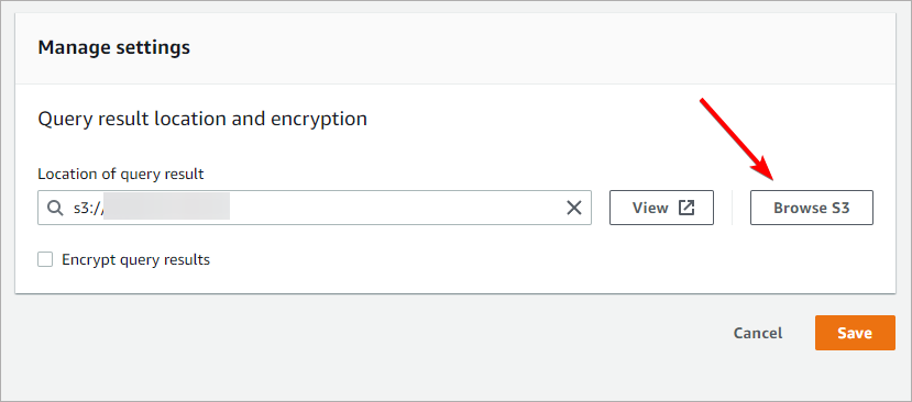 s3 bucket for athena
