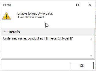 Structure error Structure error