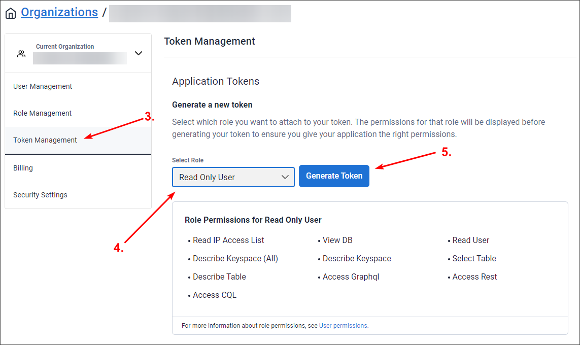 Generate token generate-token