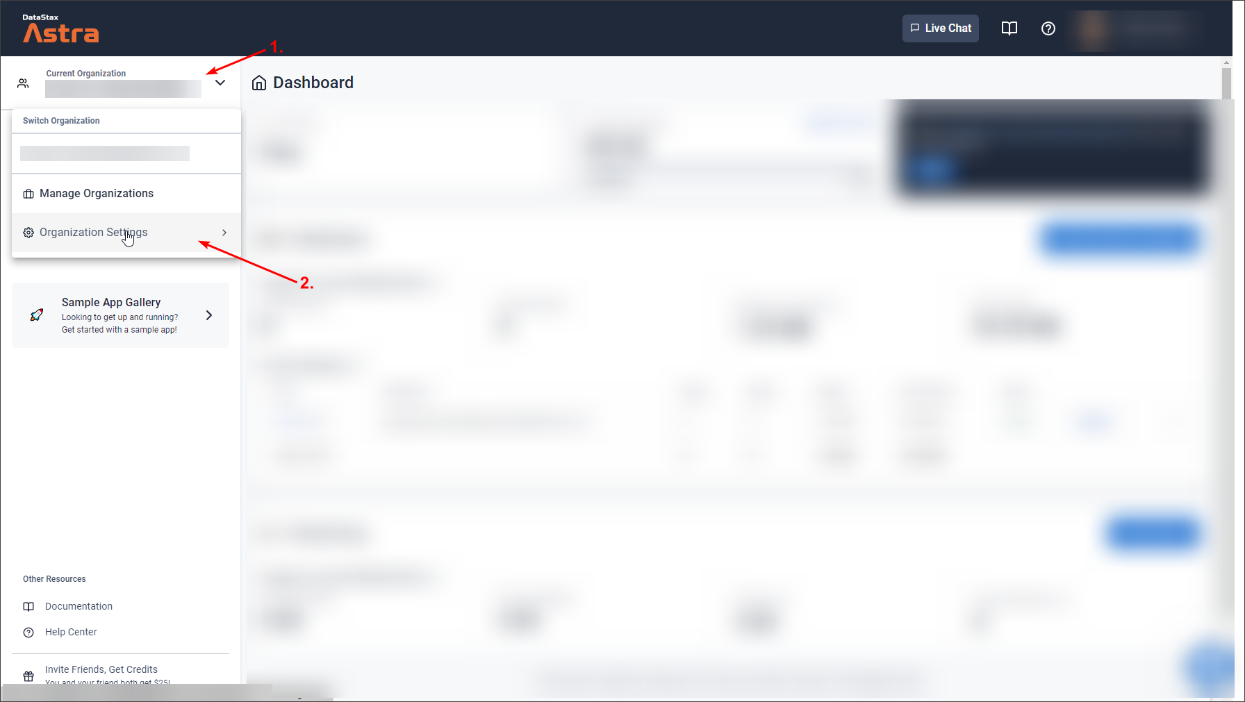 Organization settings org-settings
