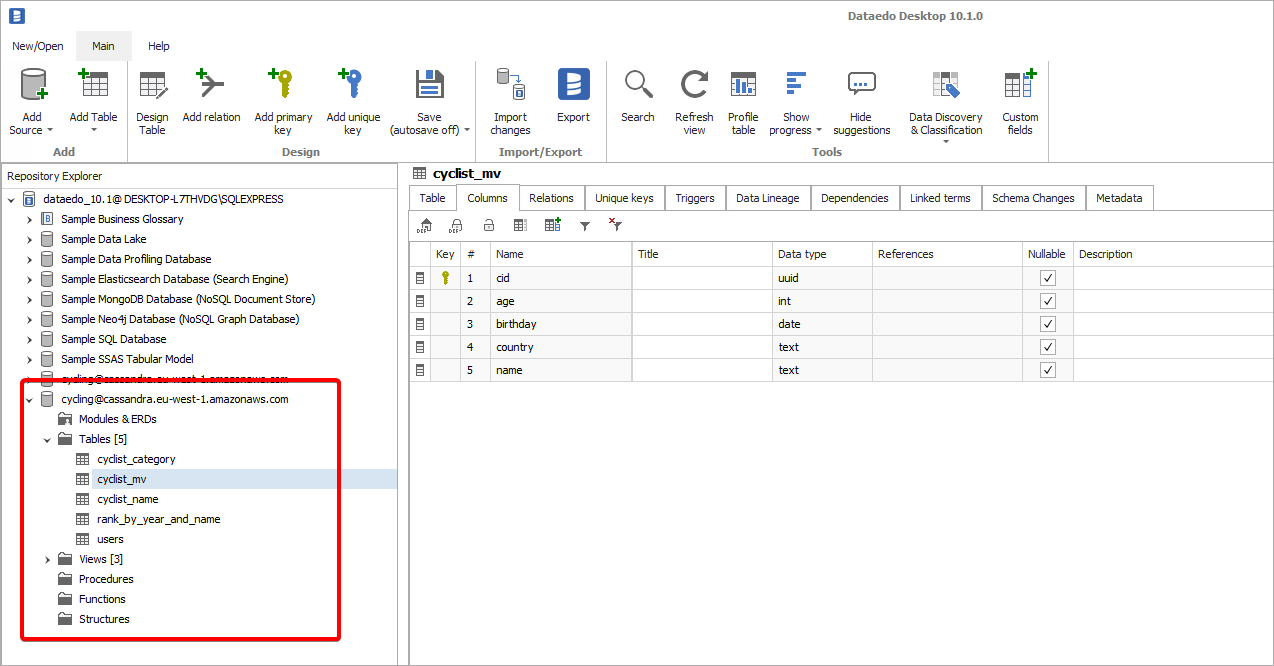 Keyspaces documentation