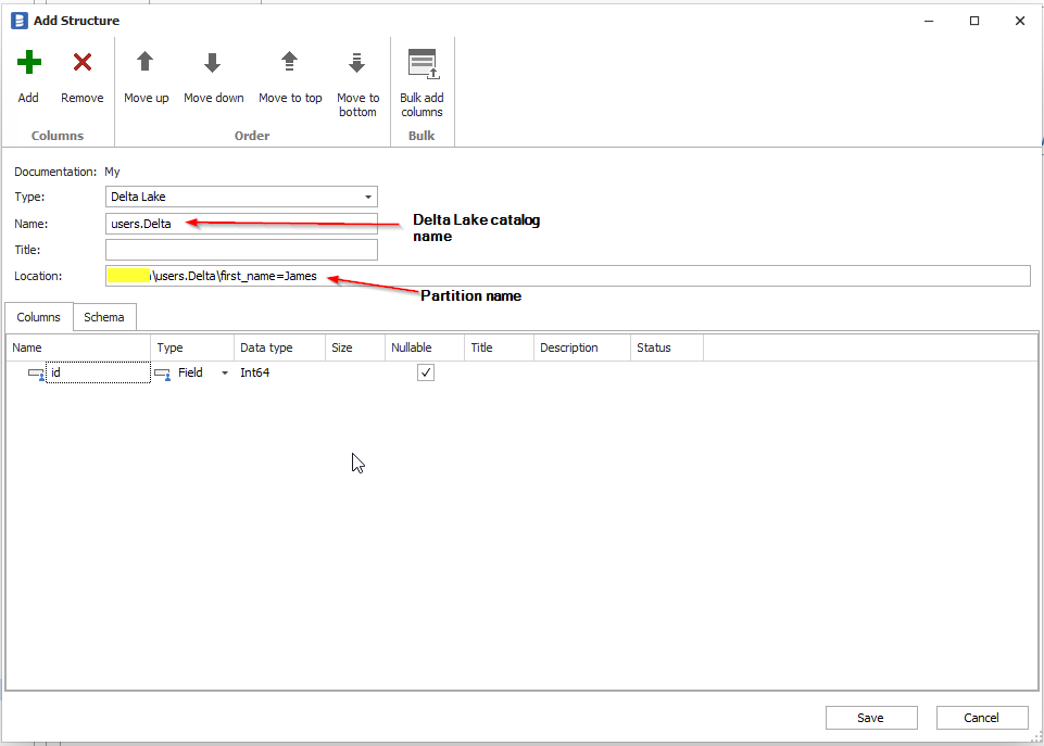 Multiple partitions structures designer