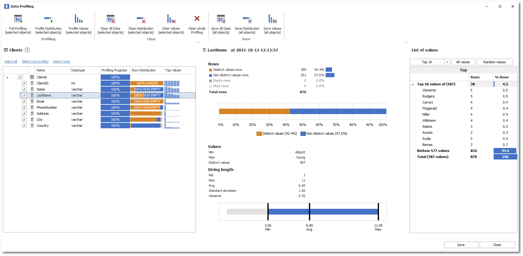 Data Profiling Data Profiling