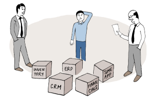 ERP, CRM / Applications  icon